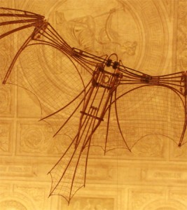 Giovane ingegnere realizza il sogno di Leonardo da Vinci:volare come un uccello
