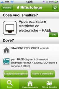 Rifiutologo, nuova app gratuita per la raccolta differenziata